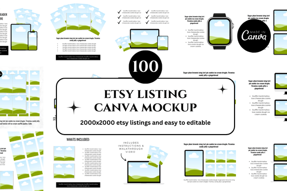 100 Etsy Canva Mockup Templates: A Complete Designer's Guide