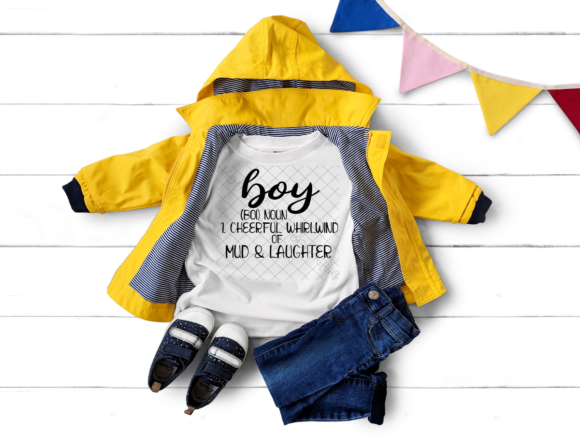 Boy (BOI) NOUN Cheerful Whirlwind SVG: Energetic Display Font