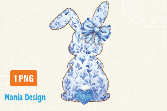 Easter Blue Bunny PNG Floral Rabbit: A Designer's Guide