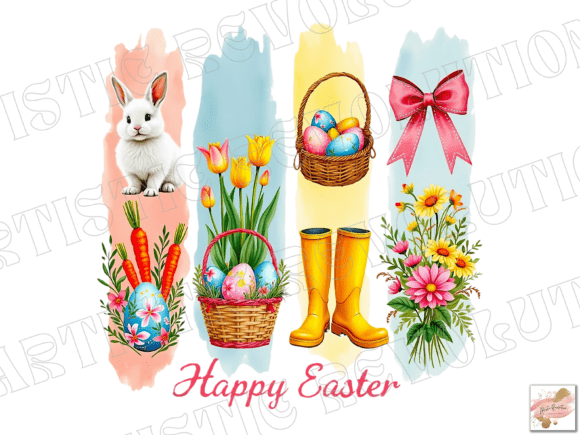 Easter Brushstroke PNG Retro: A Designer's Guide to Vintage Charm