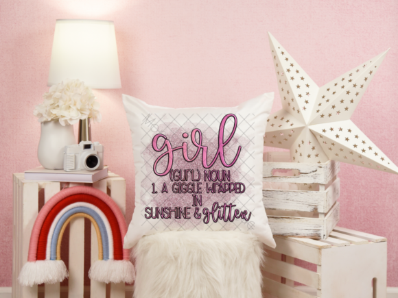 Girl (GURL) NOUN Giggle Glitter, PNG