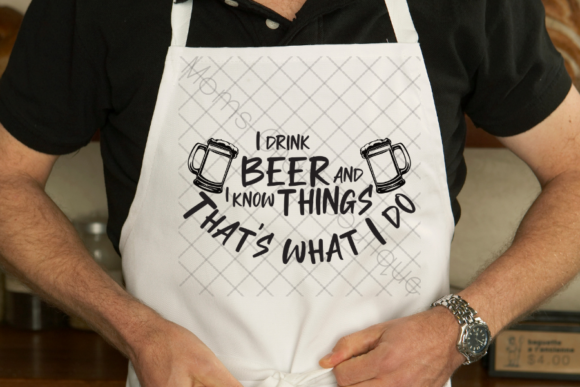 I Drink Beer and I Know Things, Dad: A Bold SVG for Modern Projects