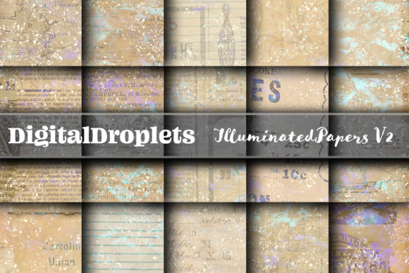 Illuminated Papers Vol. 2: Vintage Charm for Your Projects