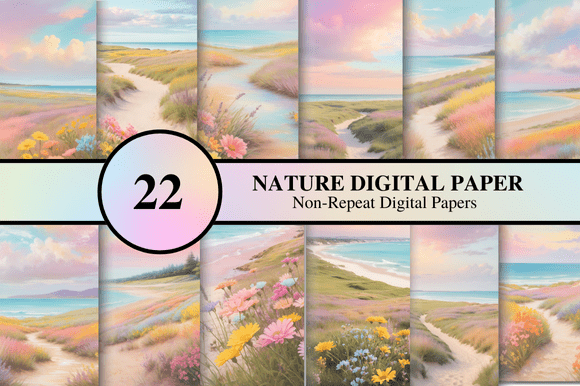 Nature Digital Paper: Elevate Your Projects with Organic Textures
