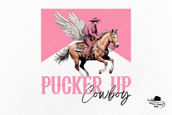 Pucker Up Cowboy Funny Western Valentine