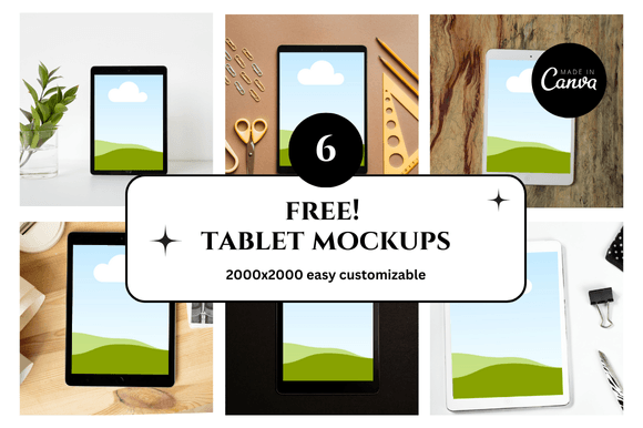 Tablet Etsy Canva Mockup: A Streamlined Design Asset for Sellers